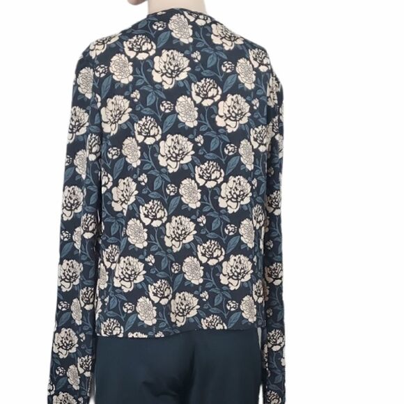 NWT Nasty Gal Black & Tan Floral Button Up Blouse - Picture 3 of 6